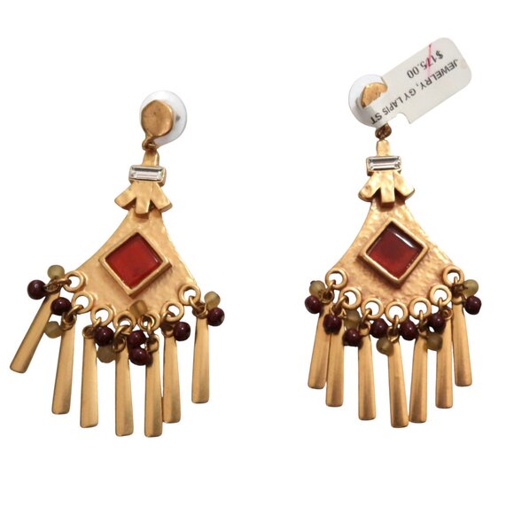 GERARD YOSCA Chandelier drop earrings NWT - Picture 3 of 8